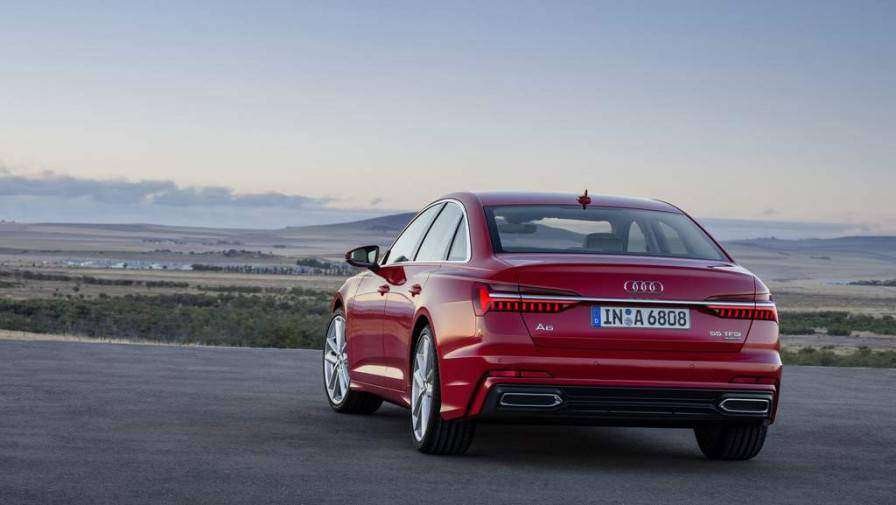Red AUDI A6 low mileage, like new condition