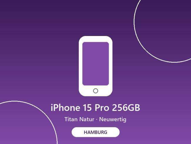 iPhone 15 Pro 256 GB Titan Natural — like new, original box, receipt, 96% battery