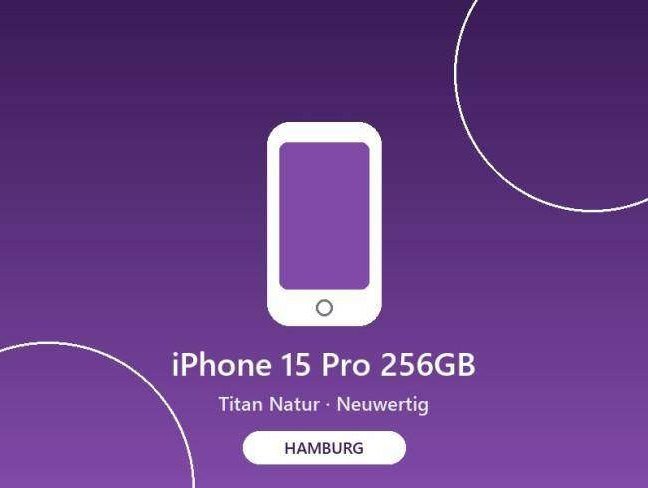 [MAX] iPhone 15 Pro 256 GB Natural Titanium — Guaranteed, Boxed, Invoiced, Battery 92%, Scratch-free, Hand delivery